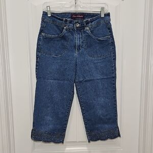 Gloria Vanderbilt Cropped Denim Jeans